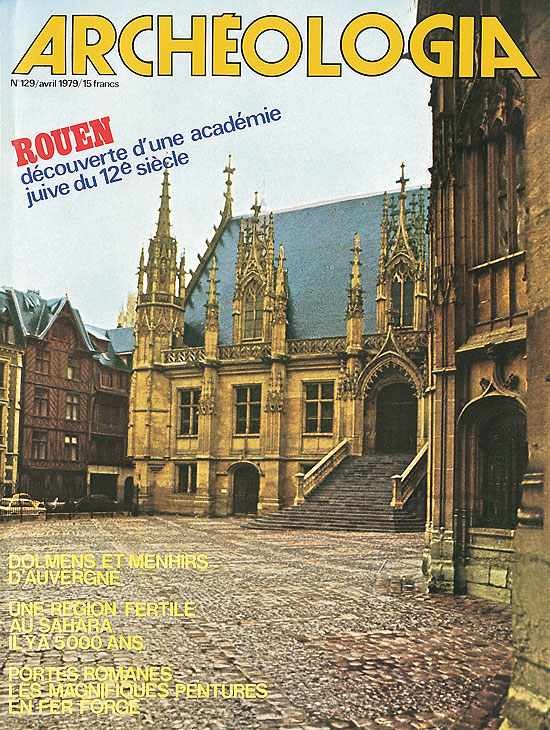 Rouen, découverte d'une académie juive